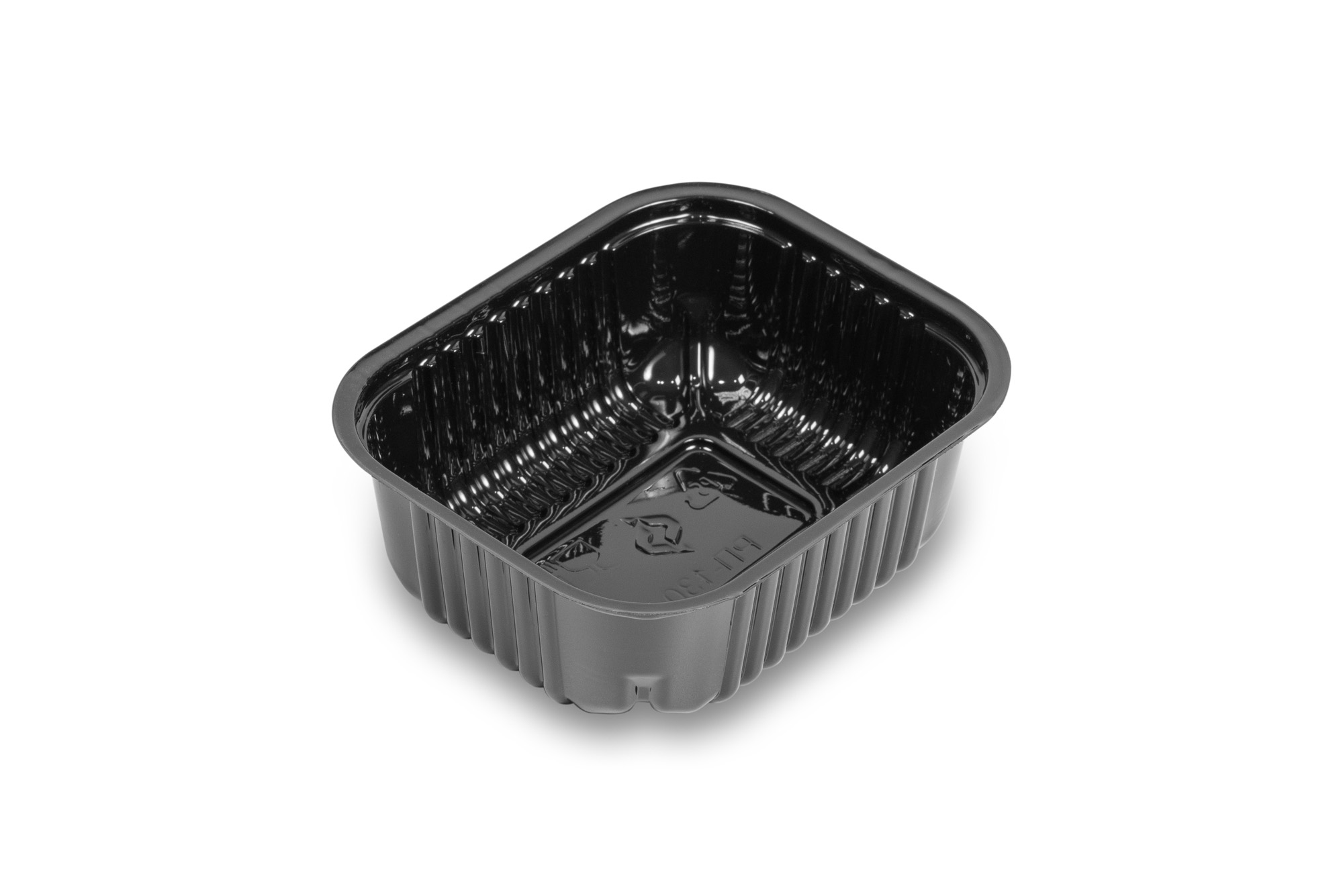 Контейнер (салатник) для ланч-бокса РП-130/1 (130 мл), 87,7х72,7х30,7 мм, чёрный 2000/кор