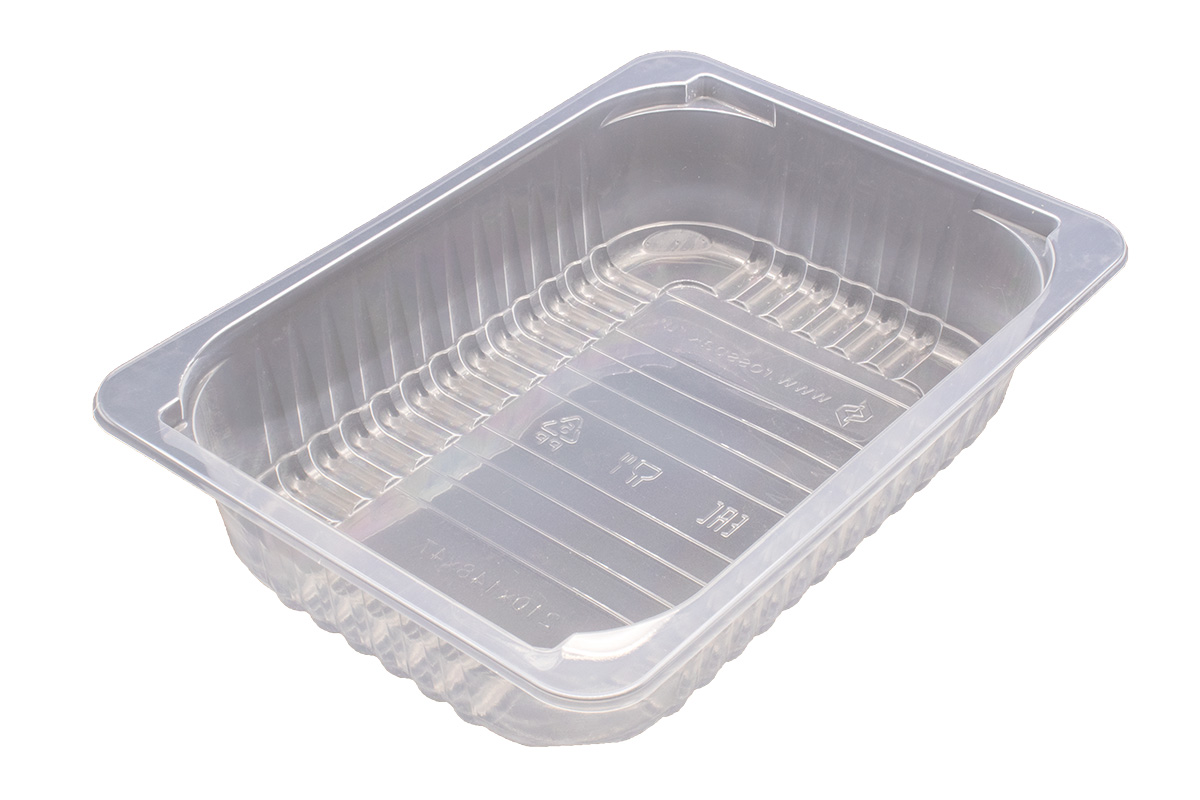 Лоток под запайку 210х148х47 мм  прозрачный  ПП  морозостойкий с повышенным LLDPE 260/кор