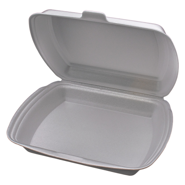 Ланч-бокс ВСП без секций белый 247х208х63 мм 130/кор