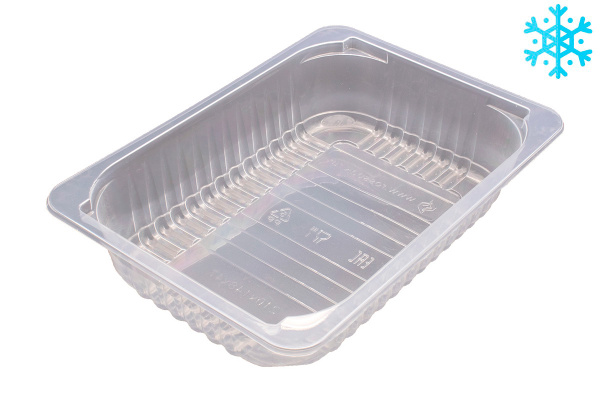 Лоток под запайку 210х148х40 мм, прозрачный ПП 280/кор