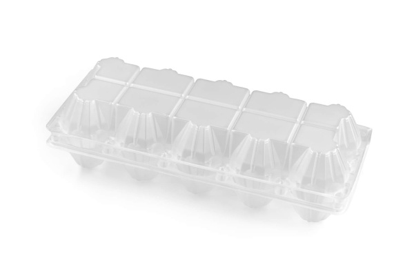 Упаковка для яиц РП-10/1, с плоской крышкой прозрачный 300шт./кор